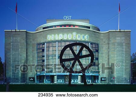 Facade of theatre, Berlin, Germany View Large Photo Image Stock Photography - Facade of theatre, Berlin, Germany . Fotosearch