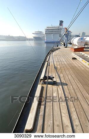 Ferry in harbour, Kiel, Schleswig-Holstein, Germany View Large Photo Image Stock Photo - Ferry in harbour, Kiel, Schleswig-Holstein, Germany . Fotosearch