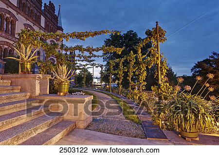 Garden in castle, Schwerin Castle, Schwerin, Mecklenburg-Western Pomerania, Germany View Large Photo Image Stock Image - Garden in castle, Schwerin Castle, Schwerin, Mecklenburg-Western Pomerania, Germany . Fotosearch