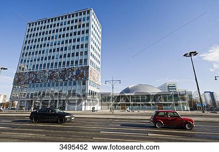 Haus des Lehrers and congress hall, Berlin, Germany View Large Photo Image Stock Image - Haus des Lehrers and congress hall, Berlin, Germany . Fotosearch