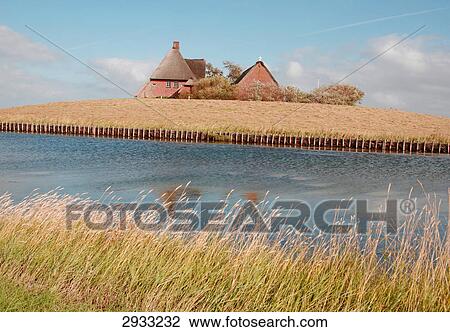 Stock Image - Haus, holm, Germany . Fotosearch