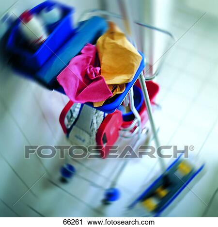 High angle view of cleaning products View Large Photo Image Stock Image - High angle view of cleaning products . Fotosearch