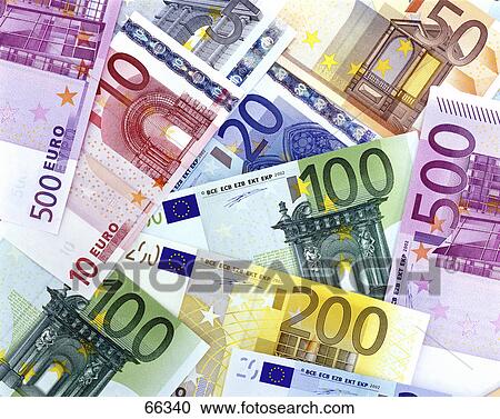 High angle view of European Union Euro notes View Large Photo Image Stock Image - High angle view of European Union Euro notes . Fotosearch