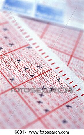 High angle view of lottery ticket View Large Photo Image Stock Photo - High angle view of lottery ticket . Fotosearch