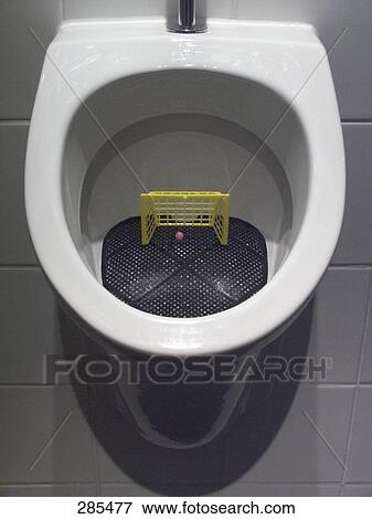 Stock Photo - High angle view of toilet . Fotosearch