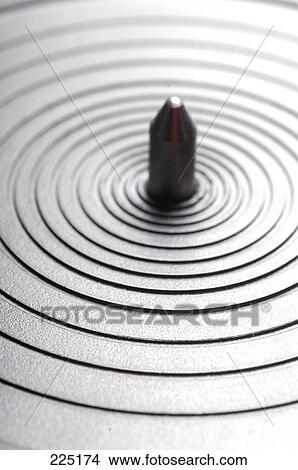 High angle view of turntable View Large Photo Image Picture - High angle view of turntable . Fotosearch