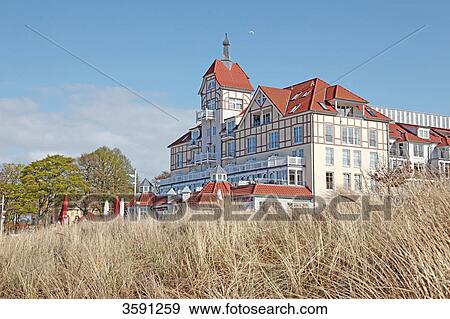 House behind dunes in Kuehlungsborn, Germany View Large Photo Image Stock Photo - House behind dunes in Kuehlungsborn, Germany . Fotosearch