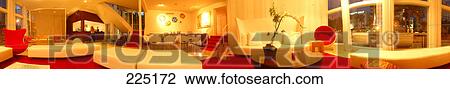Stock Image - Interiors of hotel room, Miami, Florida, USA . Fotosearch
