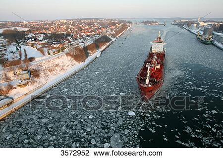 Kiel Canal in winter, Kiel, Schleswig-Holstein, Germany, Europe View Large Photo Image Stock Image - Kiel Canal in winter, Kiel, Schleswig-Holstein, Germany, Europe . Fotosearch