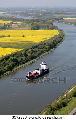 Kiel Canal, Schleswig-Holstein, Germany, Europe View Large Photo Image Stock Photograph - Kiel Canal, Schleswig-Holstein, Germany, Europe . Fotosearch