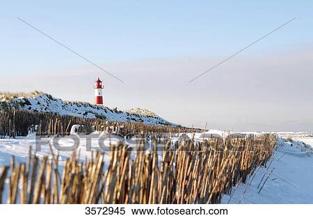 Lighthouse, Ellenbogen, Sylt, Schleswig-Holstein, Germany, Europe View Large Photo Image Stock Photography - Lighthouse, Ellenbogen, Sylt, Schleswig-Holstein, Germany, Europe . Fotosearch