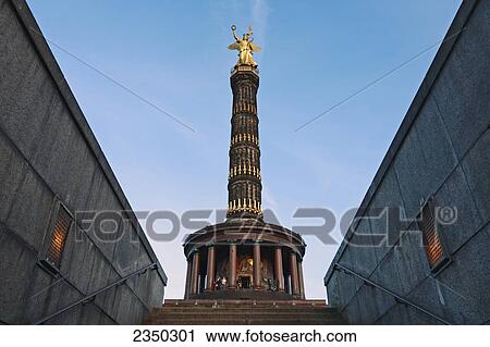 Low angle view of column, Victory Column, Berlin, Germany View Large Photo Image Stock Image - Low angle view of column, Victory Column, Berlin, Germany . Fotosearch