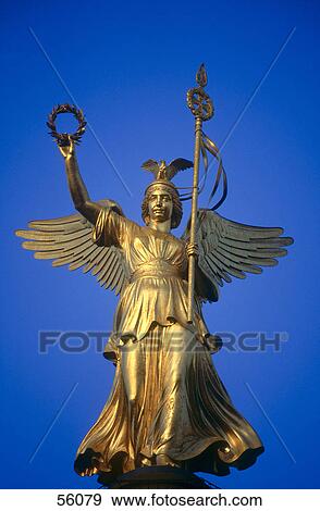 Low angle view of statue, Berlin, Germany, Europe View Large Photo Image Stock Photo - Low angle view of statue, Berlin, Germany, Europe . Fotosearch
