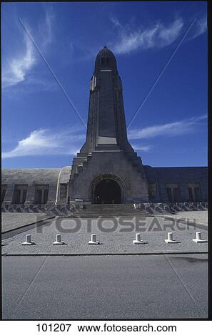 Stock Photo - Memorial of the unknown soldiers, Verdun, France . Fotosearch