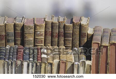 Old books at flea market View Large Photo Image Stock Image - Old books at flea market . Fotosearch