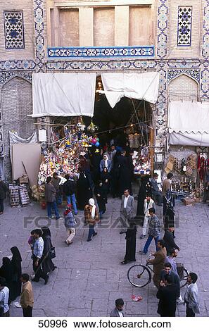 People at market square, Esphahan, Iran View Large Photo Image Stock Photograph - People at market square, Esphahan, Iran . Fotosearch