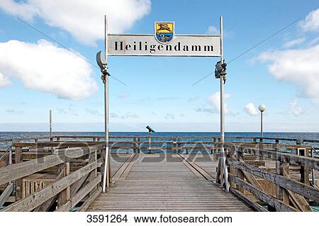 Picture - Pier in Heiligendamm, Germany . Fotosearch