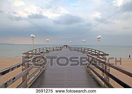 Pier of Binz, Ruegen, Germany View Large Photo Image Stock Photography - Pier of Binz, Ruegen, Germany . Fotosearch