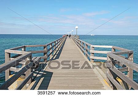 Stock Photo - Pier of Heiligendamm, Germany . Fotosearch