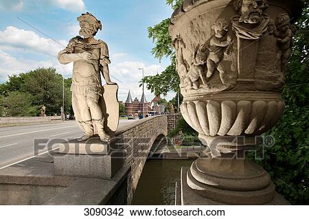 Puppenbruecke, Luebeck, Schleswig-Holstein, Germany View Large Photo Image Stock Image - Puppenbruecke, Luebeck, Schleswig-Holstein, Germany . Fotosearch