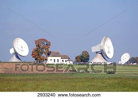 Raisting Earth Station, Germany View Large Photo Image Stock Image - Raisting Earth Station, Germany . Fotosearch