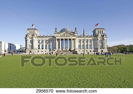 Reichstag building, Berlin, Germany View Large Photo Image Stock Image - Reichstag building, Berlin, Germany . Fotosearch