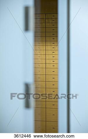 Stock Photograph - Safe deposit boxes . Fotosearch