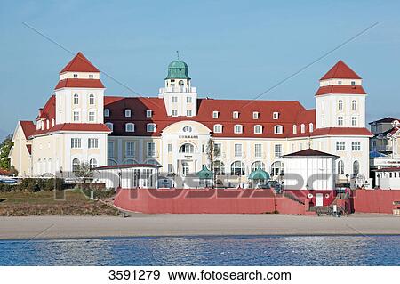 Sanatorium in Binz, Ruegen, Germany View Large Photo Image Stock Photo - Sanatorium in Binz, Ruegen, Germany . Fotosearch