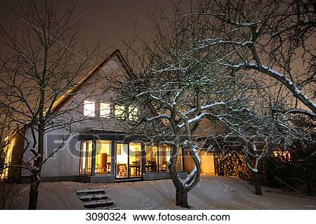 Picture - Single family house, Flensburg, Schleswig-Holstein, Germany . Fotosearch