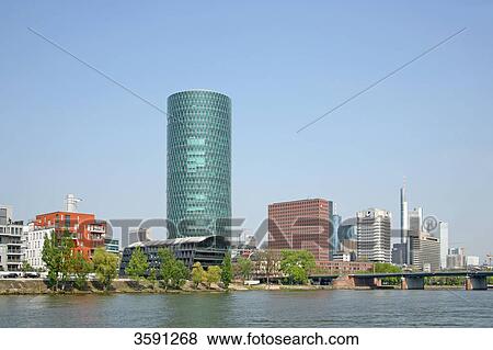 Skyline of Frankfurt am Main, Germany View Large Photo Image Stock Photo - Skyline of Frankfurt am Main, Germany . Fotosearch