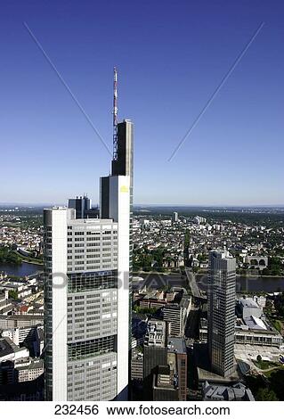 Skyscrapers in city, Helaba bank, Sachsenhausen, Main River, Frankfurt, Hesse, Germany View Large Photo Image Stock Photograph - Skyscrapers in city, Helaba bank, Sachsenhausen, Main River, Frankfurt, Hesse, Germany . Fotosearch