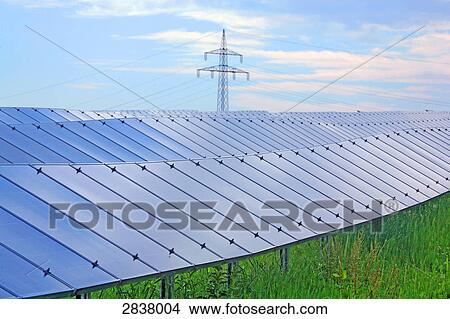 Solar panels in field View Large Photo Image Picture - Solar panels in field . Fotosearch