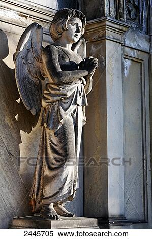 Statue of angel gravestone, Friedrichshain, Friedrichshain-Kreuzberg, Berlin, Germany View Large Photo Image Stock Photography - Statue of angel gravestone, Friedrichshain, Friedrichshain-Kreuzberg, Berlin, Germany . Fotosearch