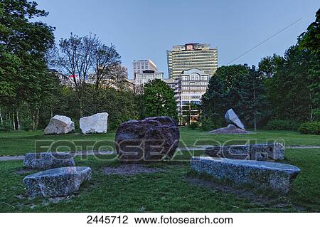 Stones in park, Wolfgang Kraker von Schwarzenfeld, Berlin, Germany View Large Photo Image Stock Image - Stones in park, Wolfgang Kraker von Schwarzenfeld, Berlin, Germany . Fotosearch