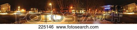 Street lights lit up at night, Germany View Large Photo Image Stock Photograph - Street lights lit up at night, Germany . Fotosearch
