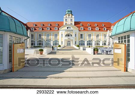 The Kurhaus of Binz, Rugen Island, Germany, vanishing point View Large Photo Image Stock Image - The Kurhaus of Binz, Rugen Island, Germany, vanishing point . Fotosearch