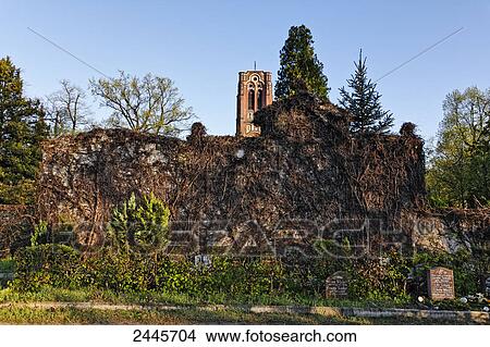 Tombstones at cemetery, Auferstehungskirche, Berlin, Germany View Large Photo Image Picture - Tombstones at cemetery, Auferstehungskirche, Berlin, Germany . Fotosearch