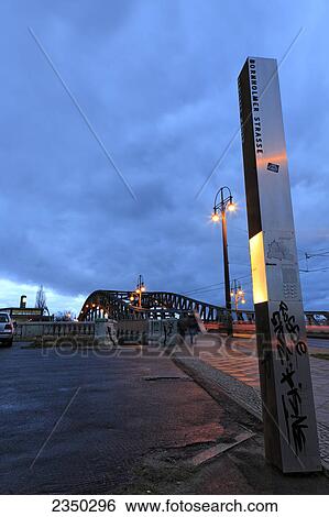 Traffic on bridge, Bornholmer Strasse, Berlin, Germany View Large Photo Image Stock Photograph - Traffic on bridge, Bornholmer Strasse, Berlin, Germany . Fotosearch