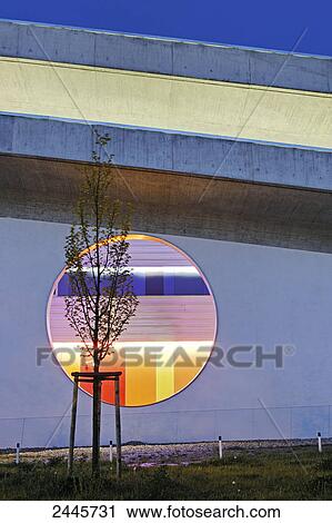 Tree in front of parking garage, Eastgate, Marzahn, Berlin, Germany View Large Photo Image Stock Image - Tree in front of parking garage, Eastgate, Marzahn, Berlin, Germany . Fotosearch