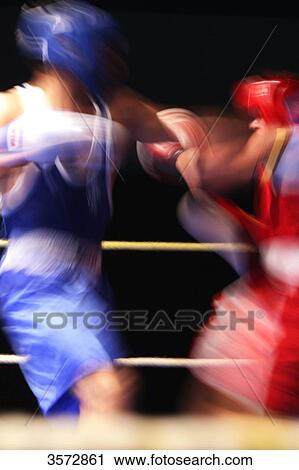 Two boxers in boxing ring View Large Photo Image Stock Image - Two boxers in boxing ring . Fotosearch