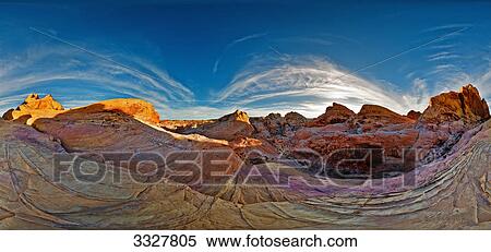 Stock Photography - Valley of Fire State Park at sunset, Nevada, USA . Fotosearch