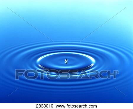 Wave rings in blue water View Large Photo Image Stock Image - Wave rings in blue water . Fotosearch