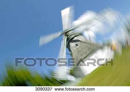 Wind mill, Munkbarup, Schleswig-Holstein, Germany View Large Photo Image Stock Photo - Wind mill, Munkbarup, Schleswig-Holstein, Germany . Fotosearch