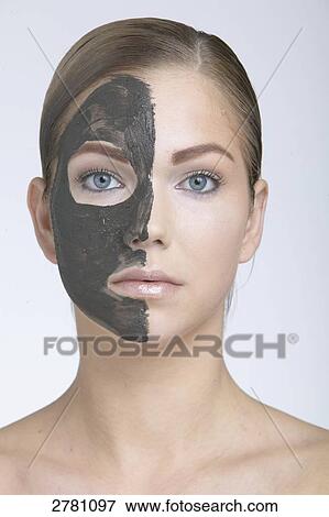 woman wearing a face mask, portrait View Large Photo Image Stock Photo - woman wearing a face mask, portrait . Fotosearch