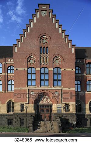 Stock Photography - Administrative building in Duisburg, Germany . Fotosearch