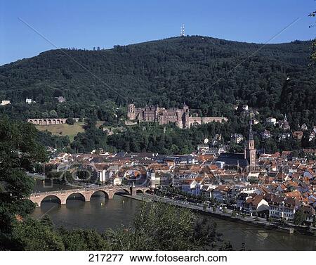 Aerial view of arch bridge across river, Baden-Wurttemberg, Germany View Large Photo Image Stock Photo - Aerial view of arch bridge across river, Baden-Wurttemberg, Germany . Fotosearch