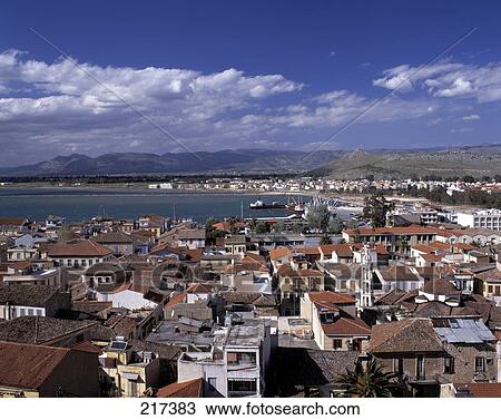 Aerial view of city at coast View Large Photo Image Stock Image - Aerial view of city at coast . Fotosearch