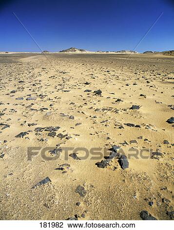 Arid landscape under clear sky, Egypt View Large Photo Image Stock Image - Arid landscape under clear sky, Egypt . Fotosearch