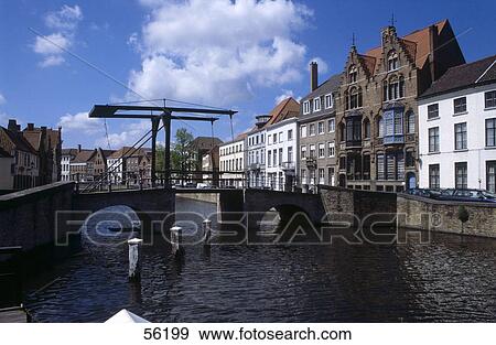 Buildings along canal View Large Photo Image Stock Photo - Buildings along canal . Fotosearch