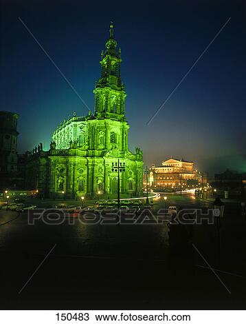 Cars parked in front of church, Dresden, Germany View Large Photo Image Stock Image - Cars parked in front of church, Dresden, Germany . Fotosearch
